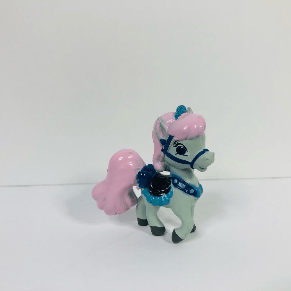 Disney Palace Pets Mini Figure Light Blue Pony‎ Pink Hair Whisker Haven Toy